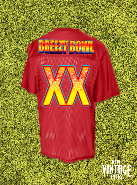Red Breezy Bowl Jersey