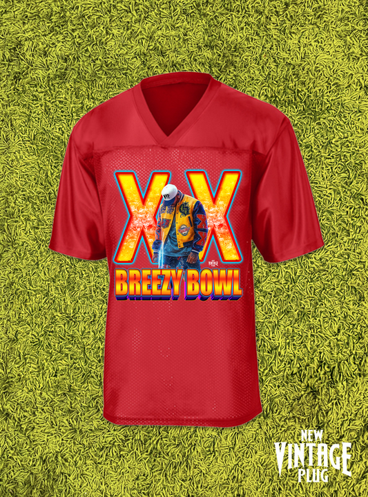 Red Breezy Bowl Jersey