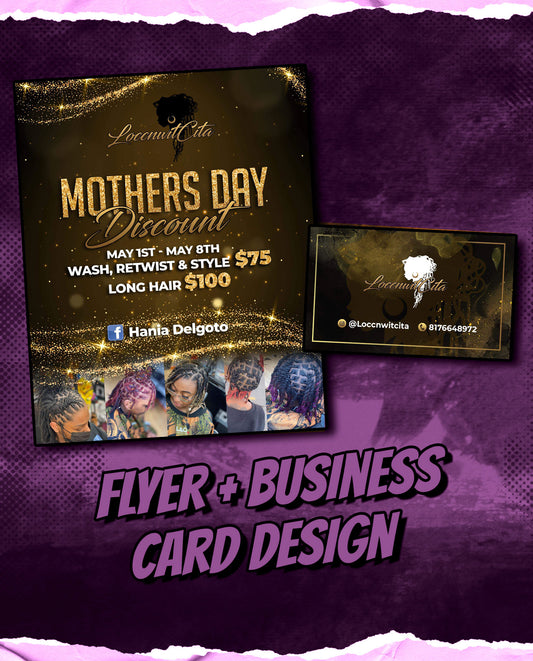 Flyer + Business Card Design